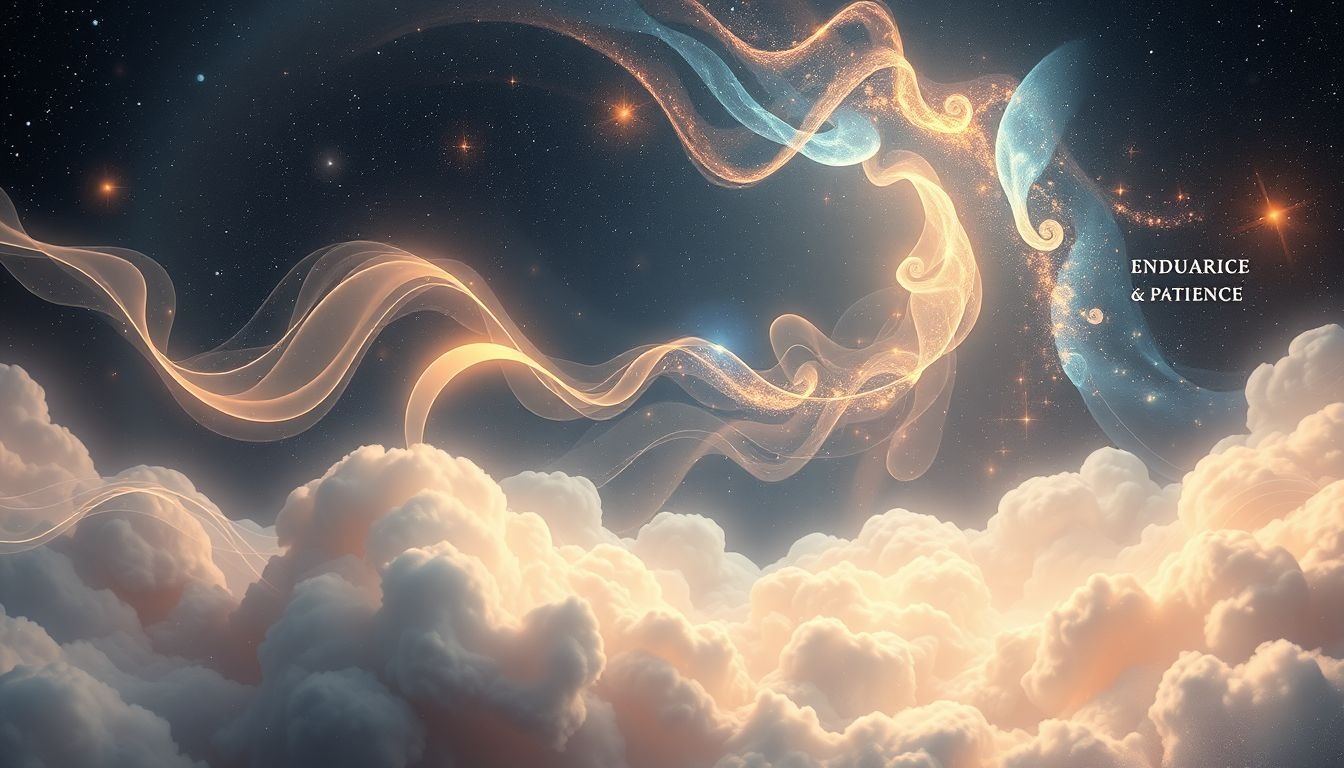 Endurer les épreuves annonce force intérieure et succès futur assuré.