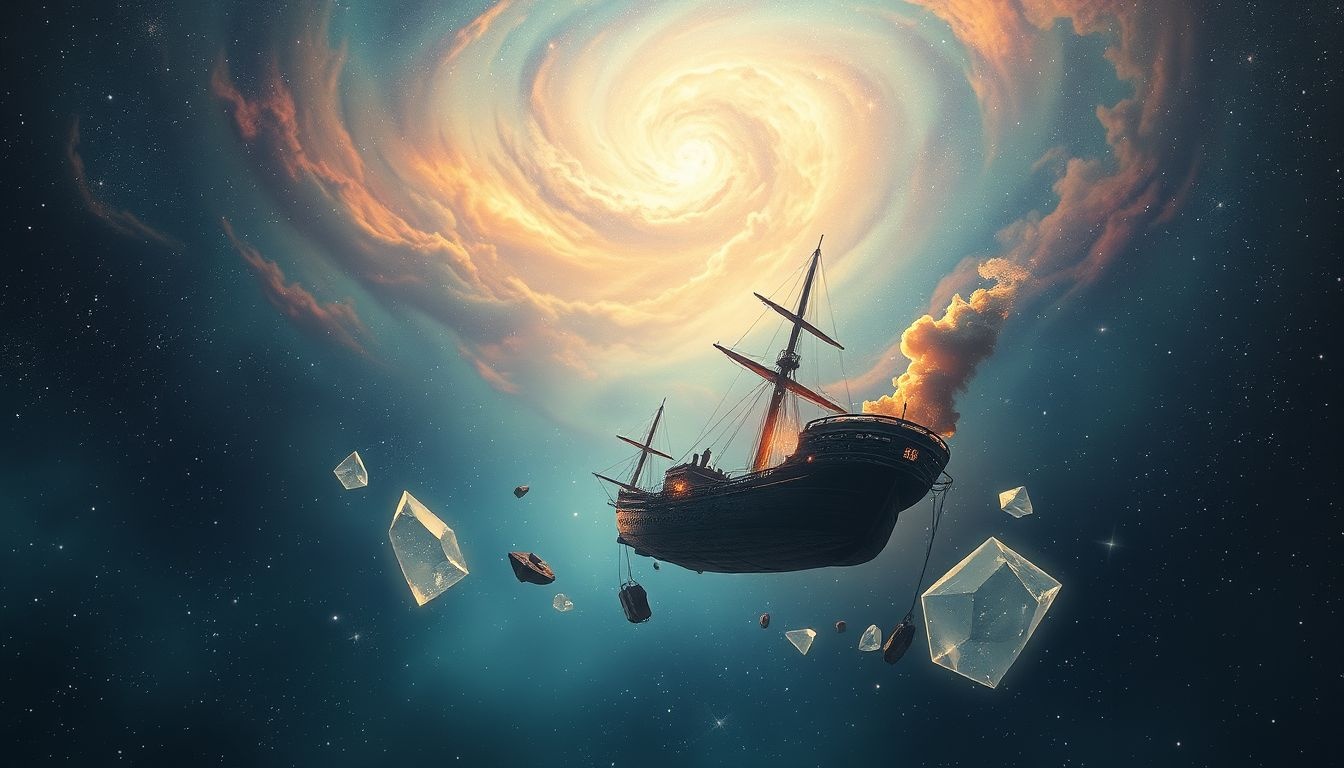 L'épave symbolise souvent un projet abandonné et une déception.