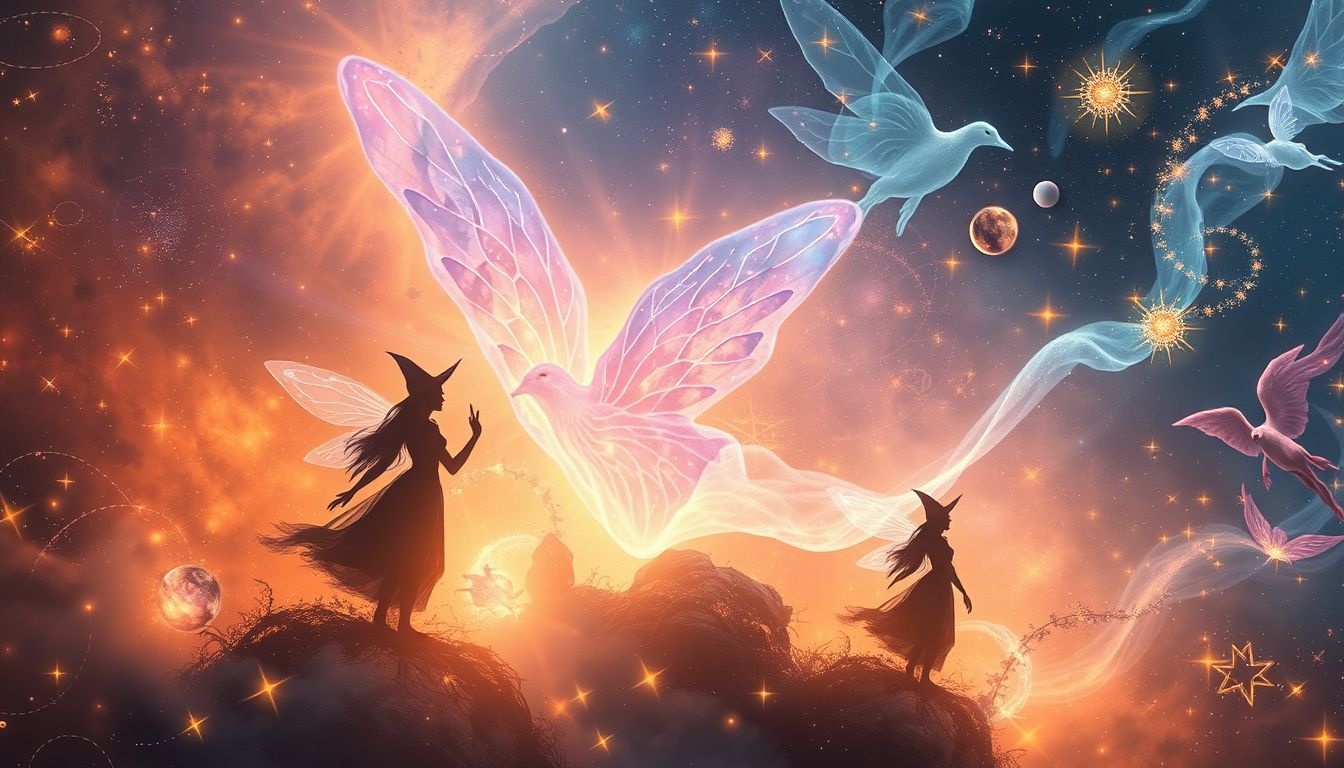 Les sorcières symbolisent souvent le pouvoir caché et la transformation.