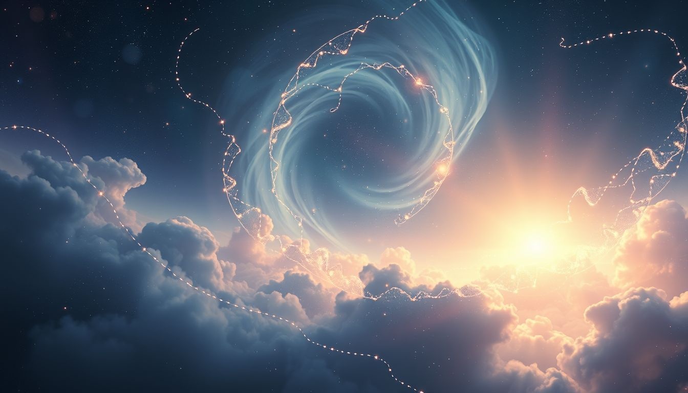 Le bit incarne l'infinité des possibles et l'avenir mystérieux.