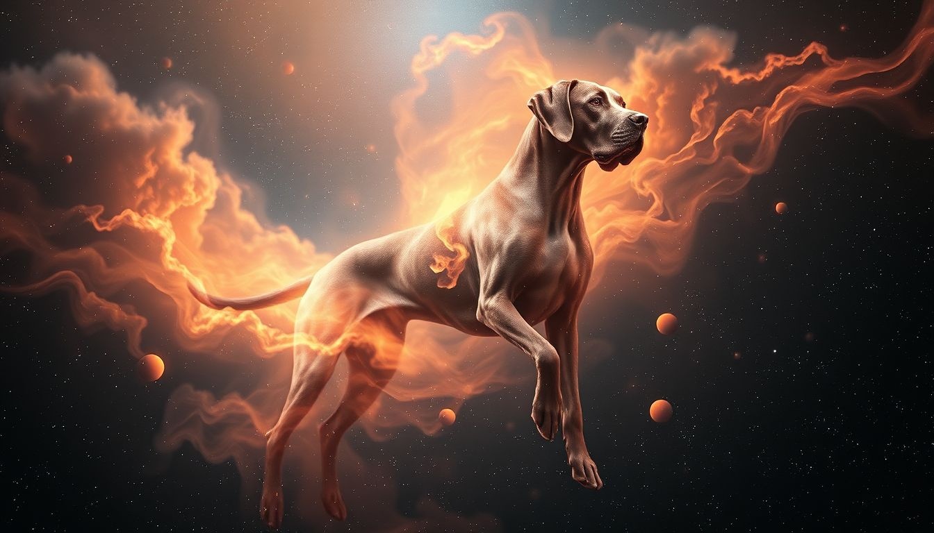 Le Grand Danois symbolise souvent la force cachée du subconscient.