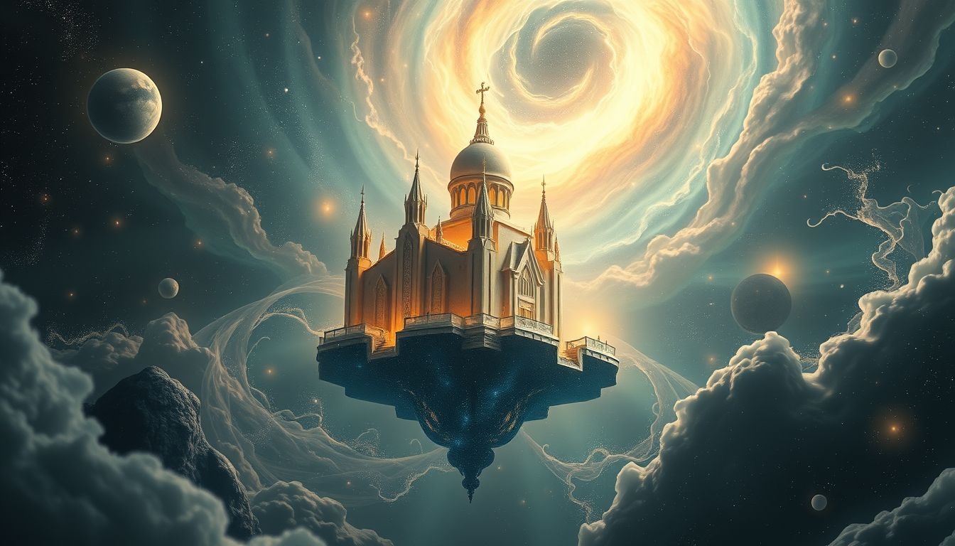 Le monastère symbolise souvent un renouveau spirituel profond et intime.