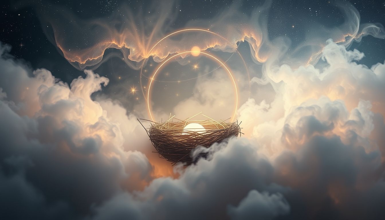 Le nid symbolise refuge et protection dans nos rêves intimes.