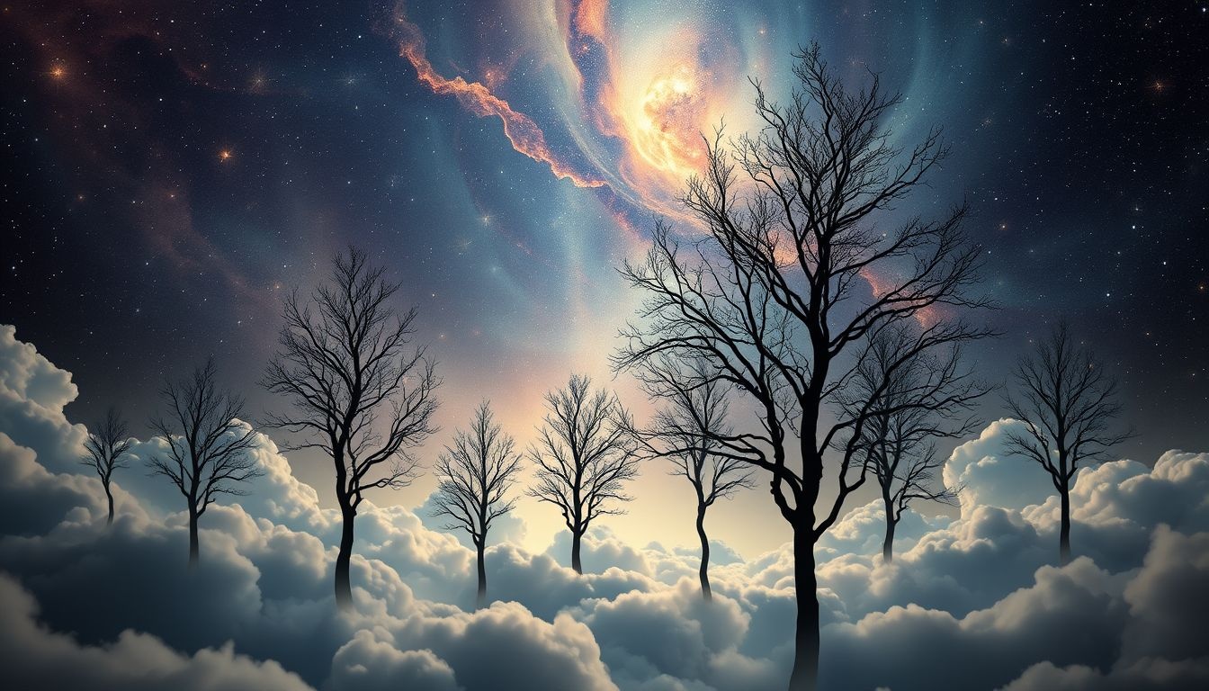 Les peupliers noirs symbolisent souvent la transformation et le mystère.