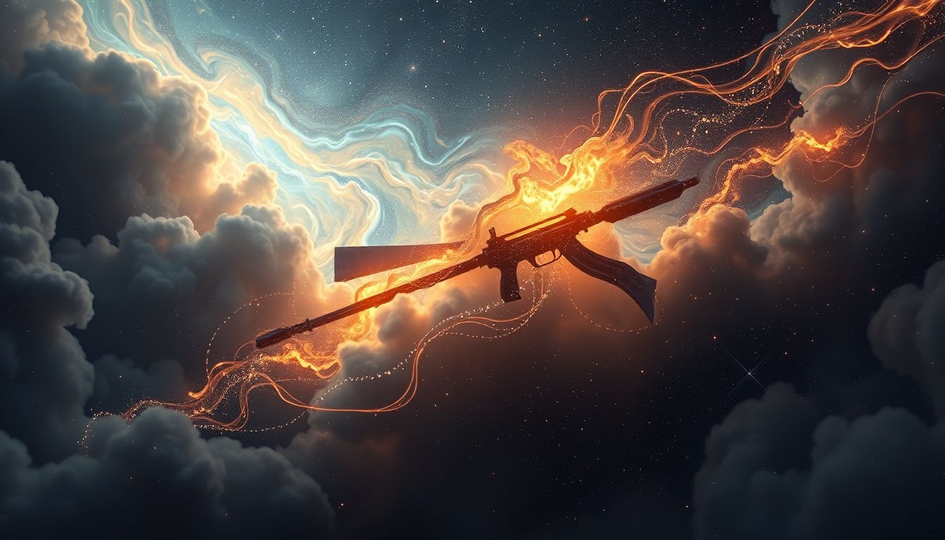 Les armes à feu symbolisent pouvoir, protection et agressivité intérieure.