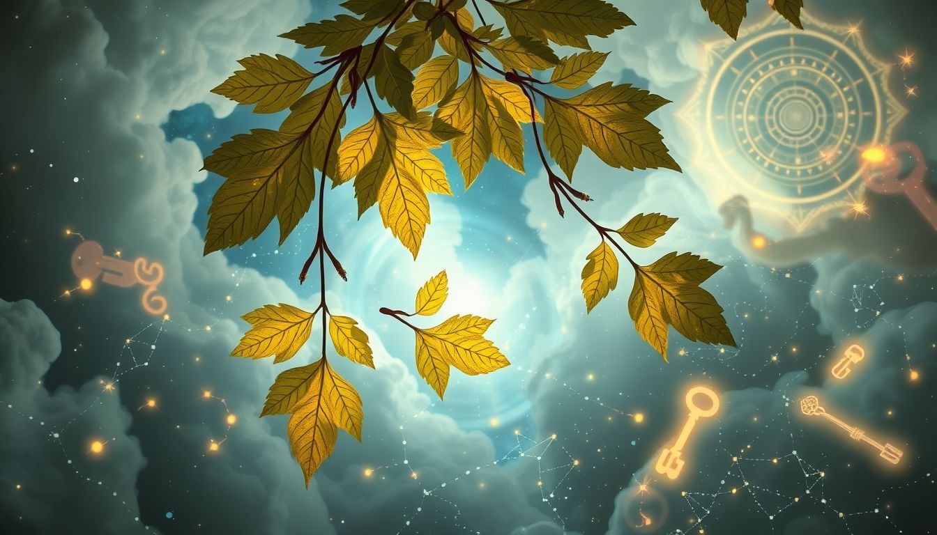 La symbolique des feuilles guide l'interprétation des rêves.