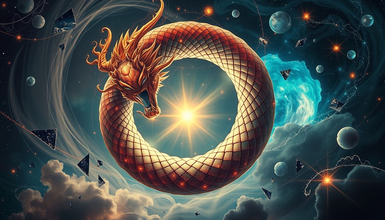 L'ouroboros révèle peurs profondes et lutte contre transformation intérieure.