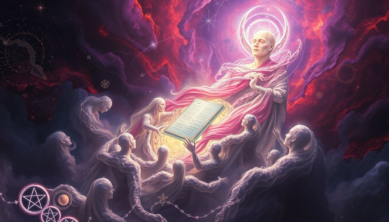 Le pacte avec le diable symbolise souvent un compromis moral risqué.