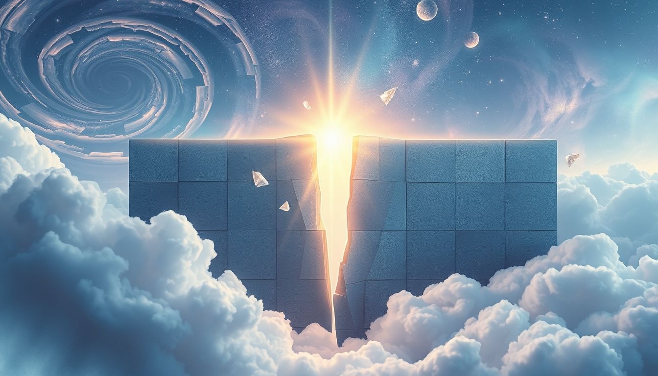 Percer un mur symbolise surmonter des barrières psychologiques profondes.