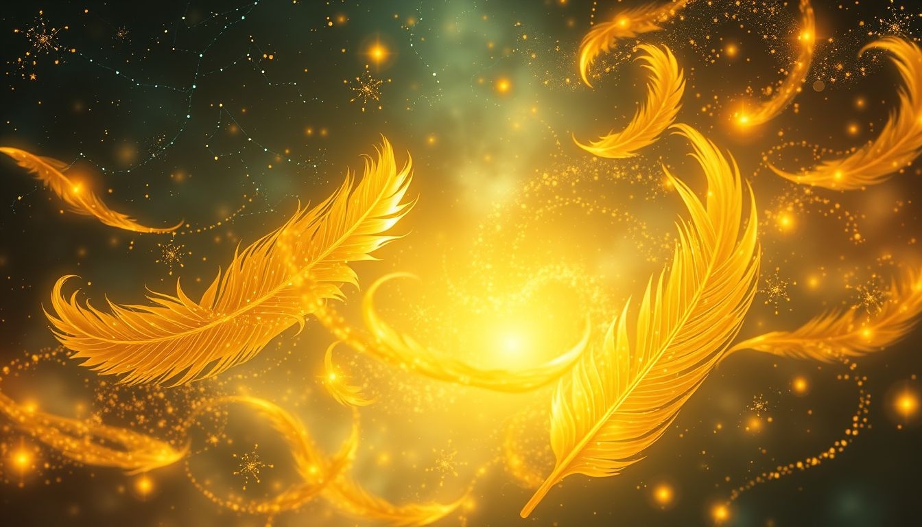 Le plumage jaune symbolise souvent la joie et l'esprit créatif.