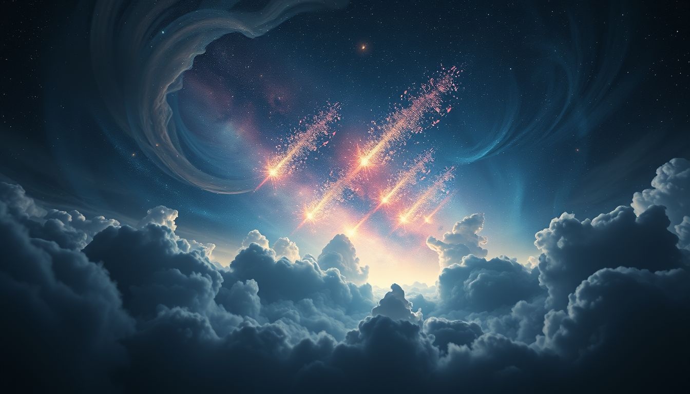 Les météorites symbolisent des changements soudains et bouleversants.