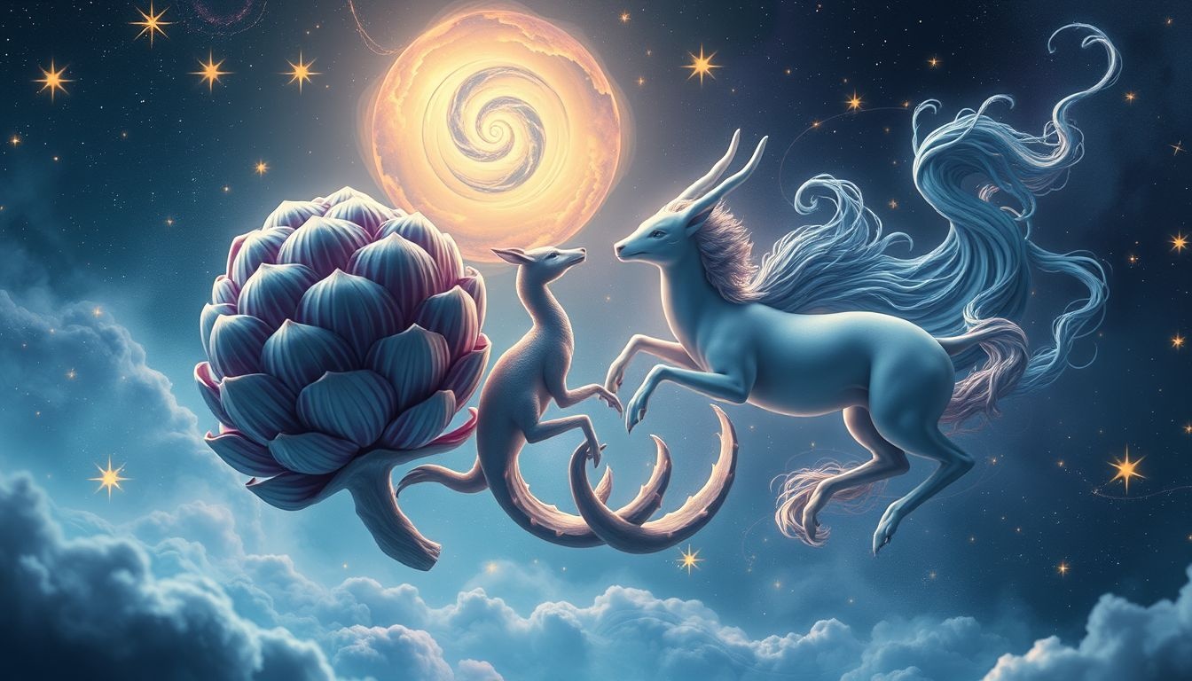 Rêver d'artichauts et d'animaux révèle instincts cachés et protections.