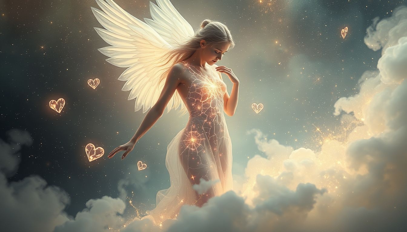 Rêver d'Éros blessé révèle des blessures affectives profondes.