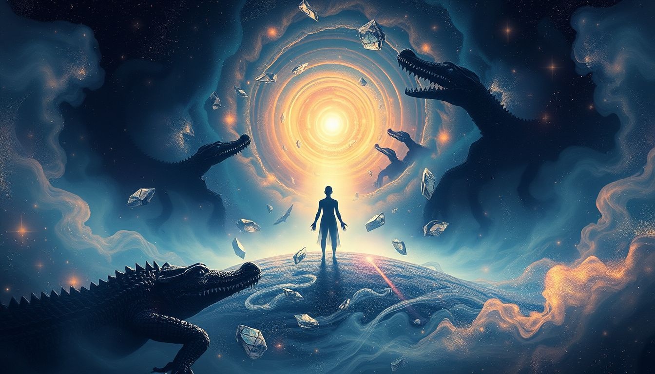 Rêver d’attaque de crocodile révèle la confrontation avec ses peurs.