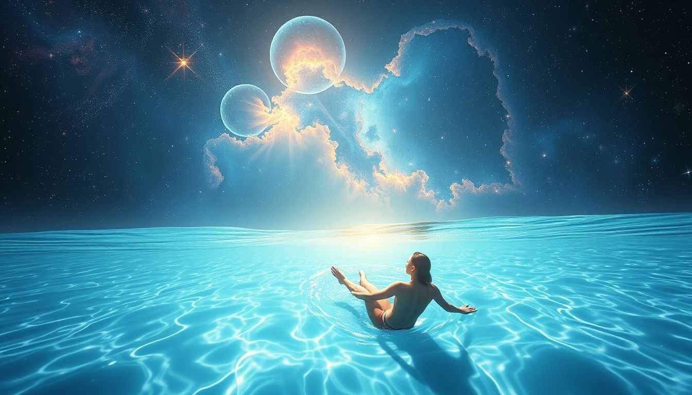 Rêver d'eau claire symbolise pureté, renouveau et clarté mentale.