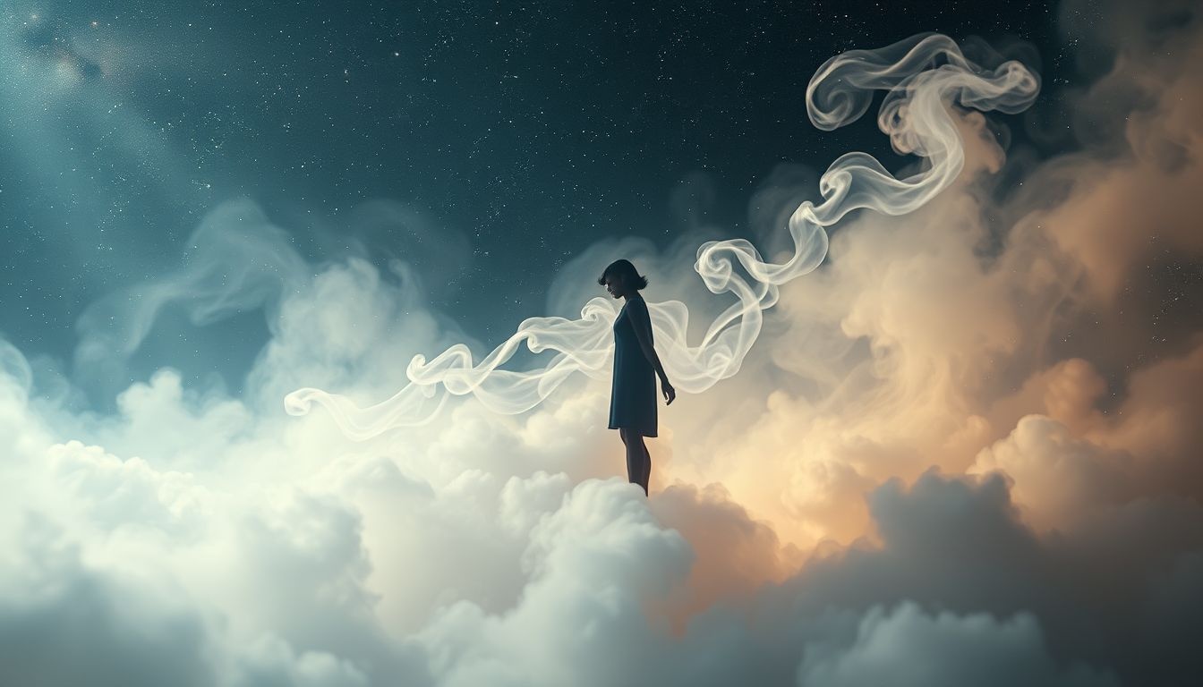 Rêver seul dans un fumoir symbolise souvent une quête intérieure profonde.