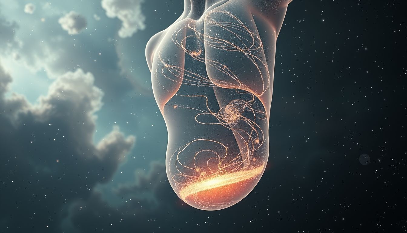 Rêver d’un abdomen creux symbolise souvent un vide émotionnel profond.