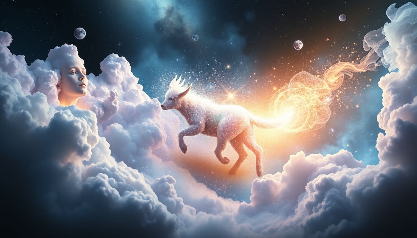 Rêver d'un animal qui s'échappe symbolise souvent un changement imminent.