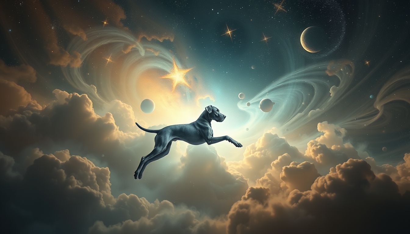 Rêver d’un Grand Danois dans un lieu étrange symbolise protection surprenante.