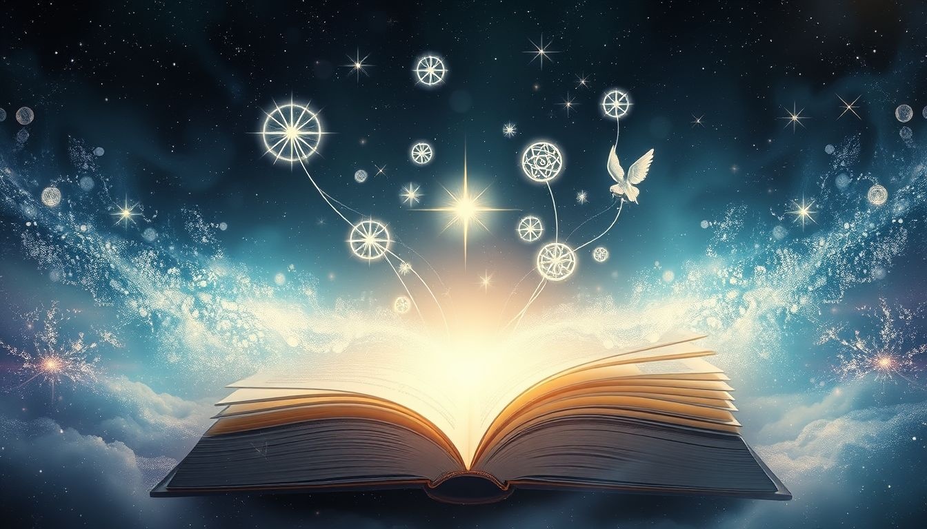 Un livre parlant symbolise souvent votre voix intérieure guidant.