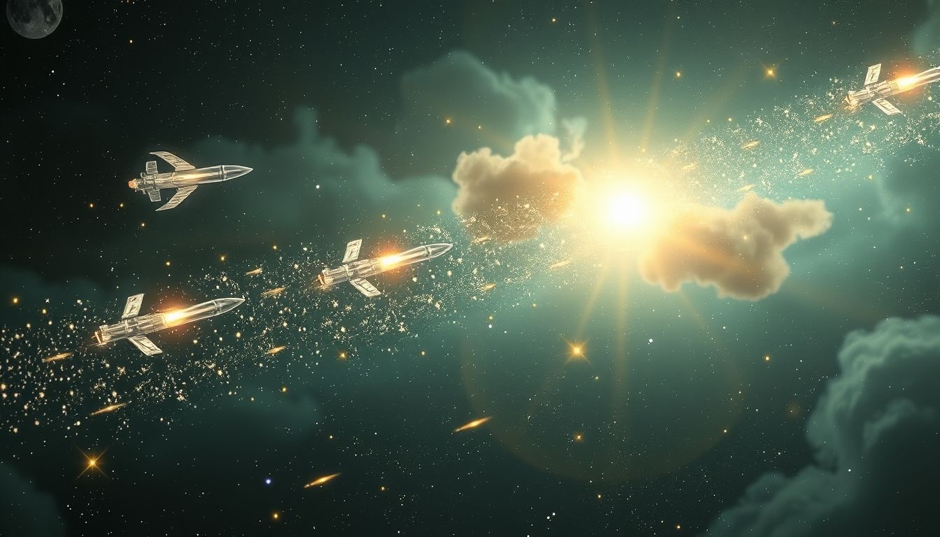 Rêver d’un missile pacifique symbolise souvent la fin des conflits.