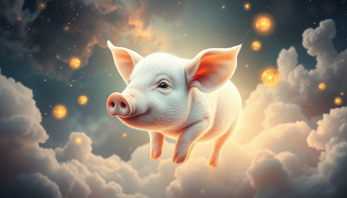 Rêver d’un porc propre symbolise richesse et succès imminent.