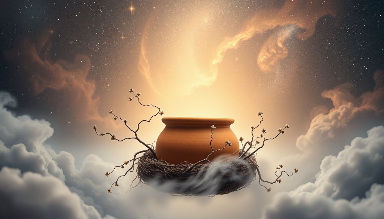 Rêver d’un pot en terre cuite symbolise un lien profond avec la nature.