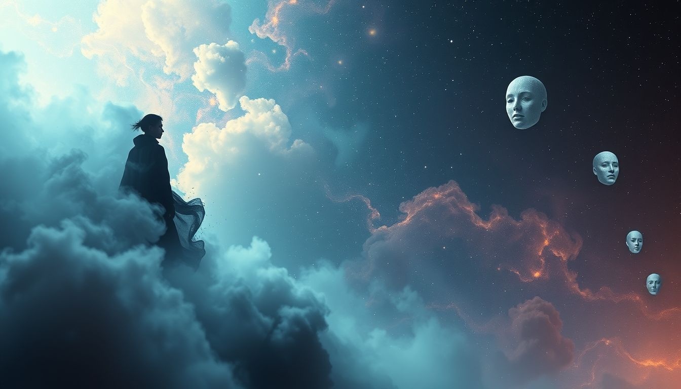 Rêver d’étranger symbolise souvent l’exploration de nouvelles identités personnelles.