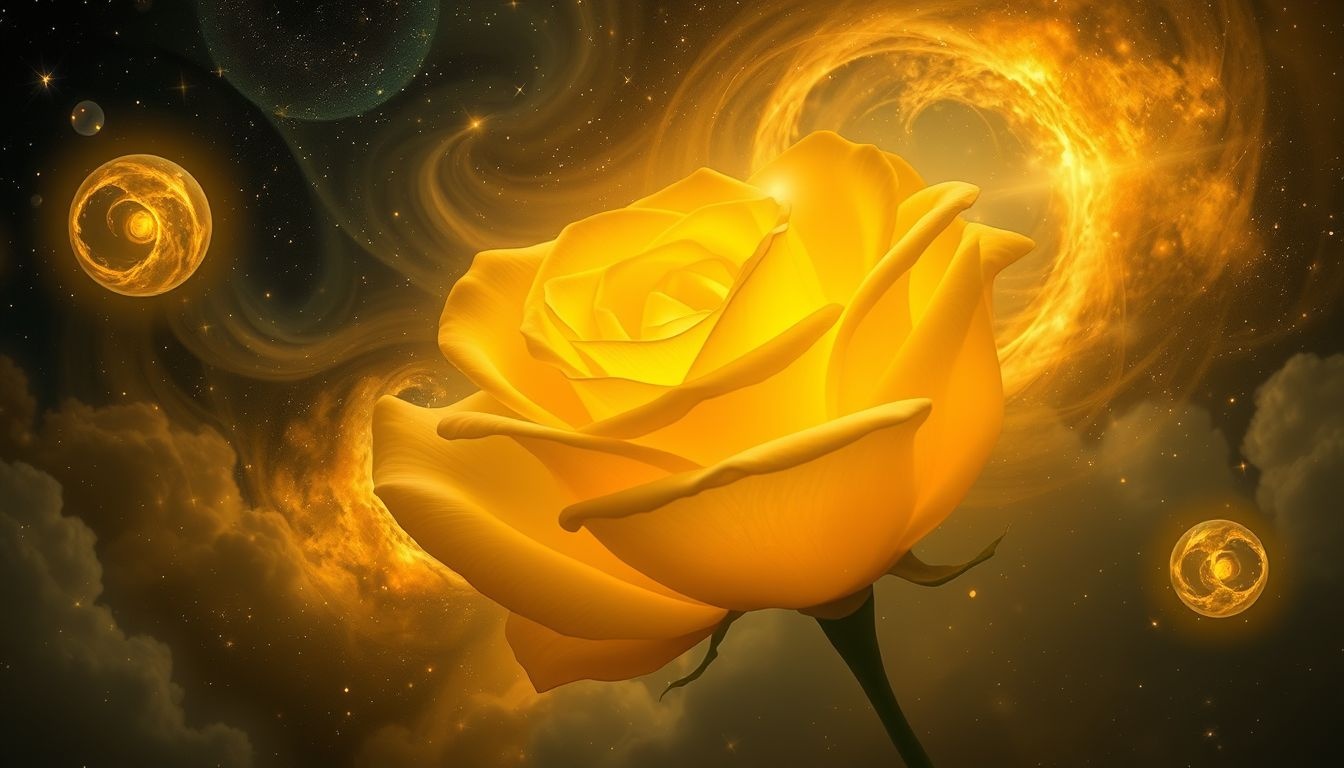 Rêver d’un rosier jaune évoque jalousie ou amitié fragile.