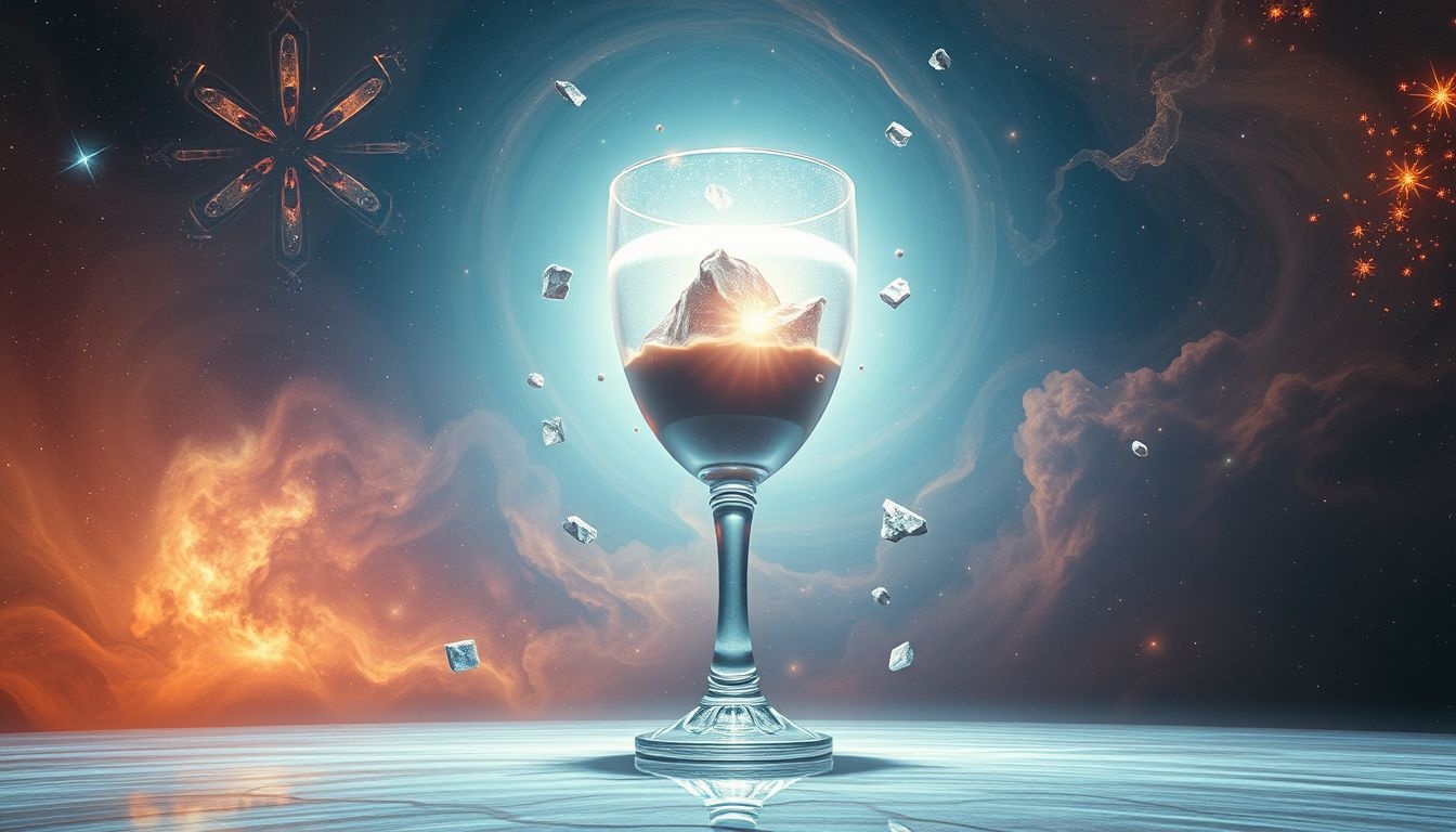 Rêver d'un verre géant reflète un besoin aigu de maîtrise émotionnelle.