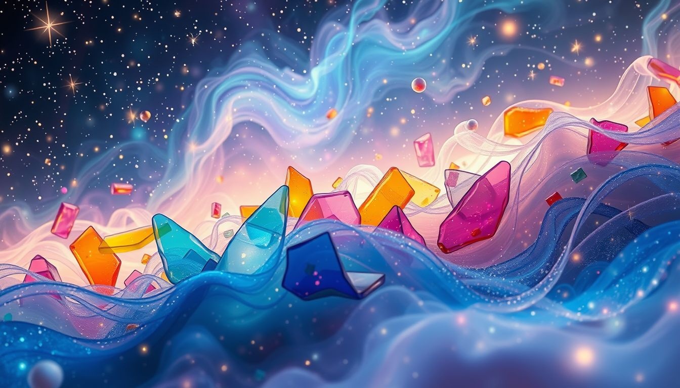 Rêver d'un verre multicolore symbolise créativité et richesse intérieure.