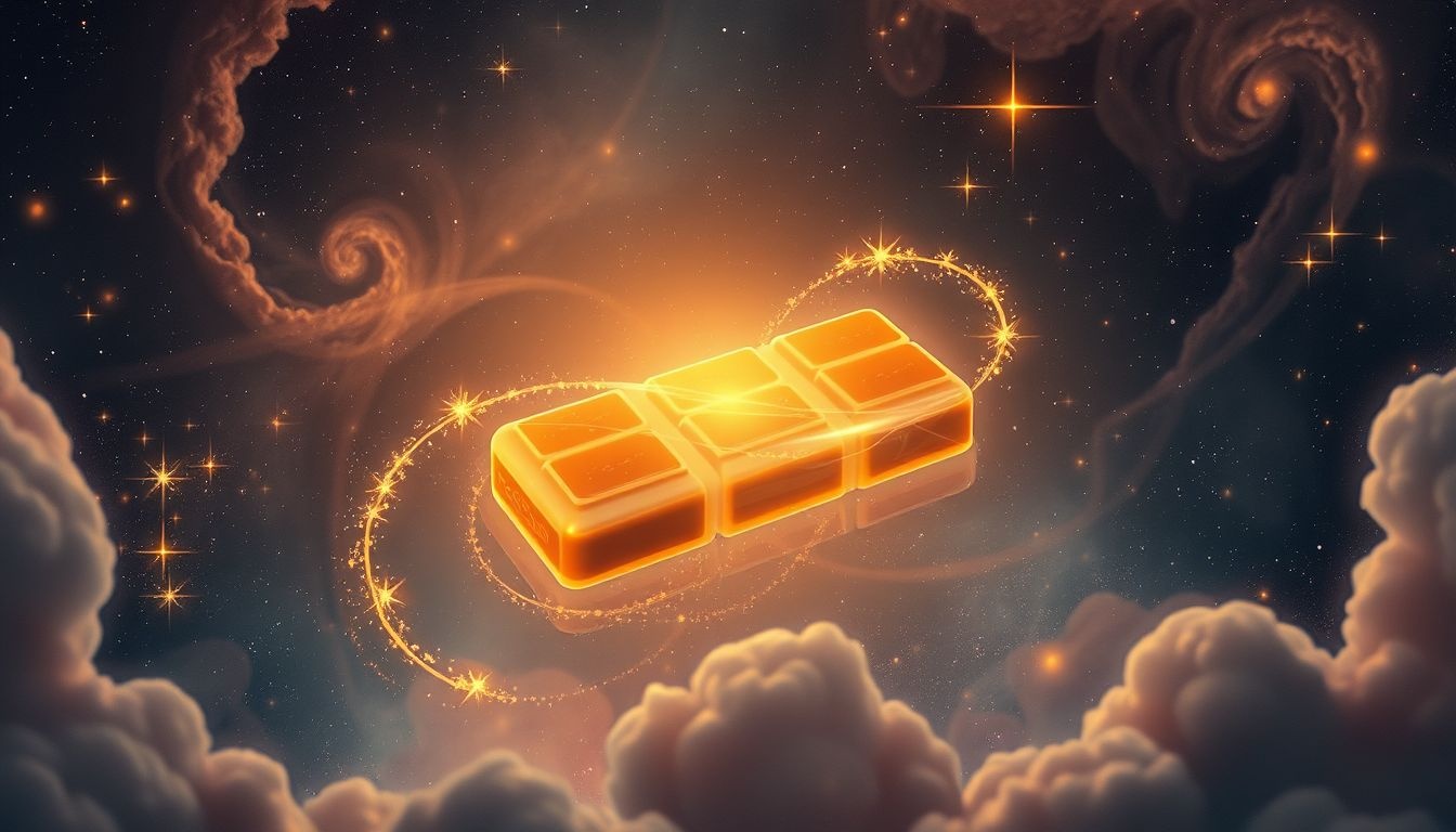 Rêver d'une barre chocolatée symbolise souvent la gourmandise et la récompense.