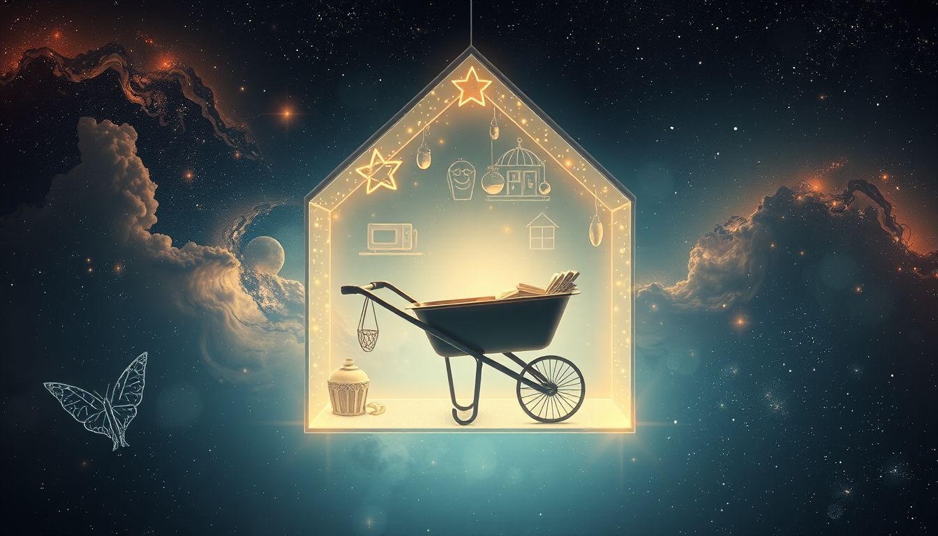 Rêver d'une brouette symbolise l'équilibre entre travail et famille.