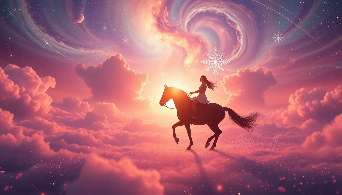 Rêver d'une cavalière disparaissant symbolise la fin d'une quête.