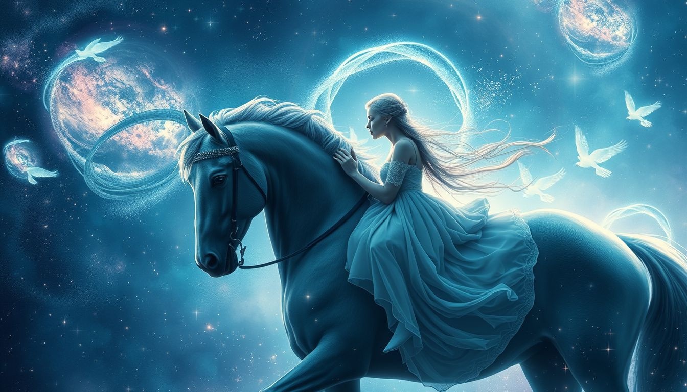 Rêver d'une cavalière parlant à un cheval symbolise l'harmonie intérieure.