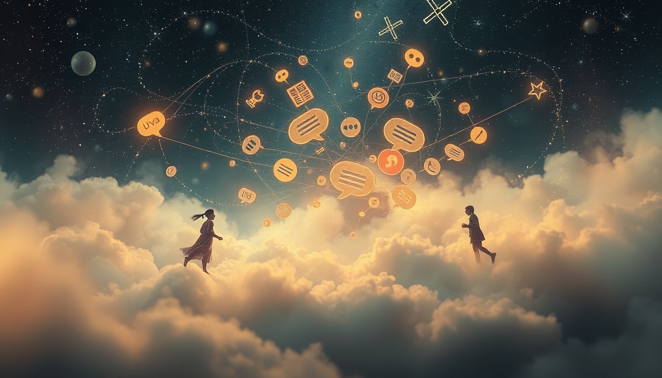 Rêver d'une diffusion étrangère symbolise souvent des barrières de communication.