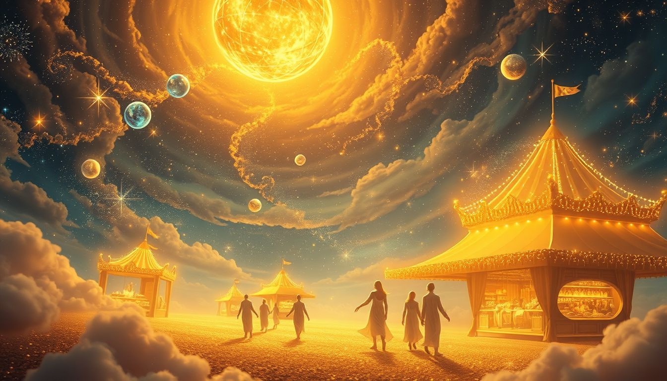 Rêver d’une foire ensoleillée prédit succès et nouvelles opportunités.