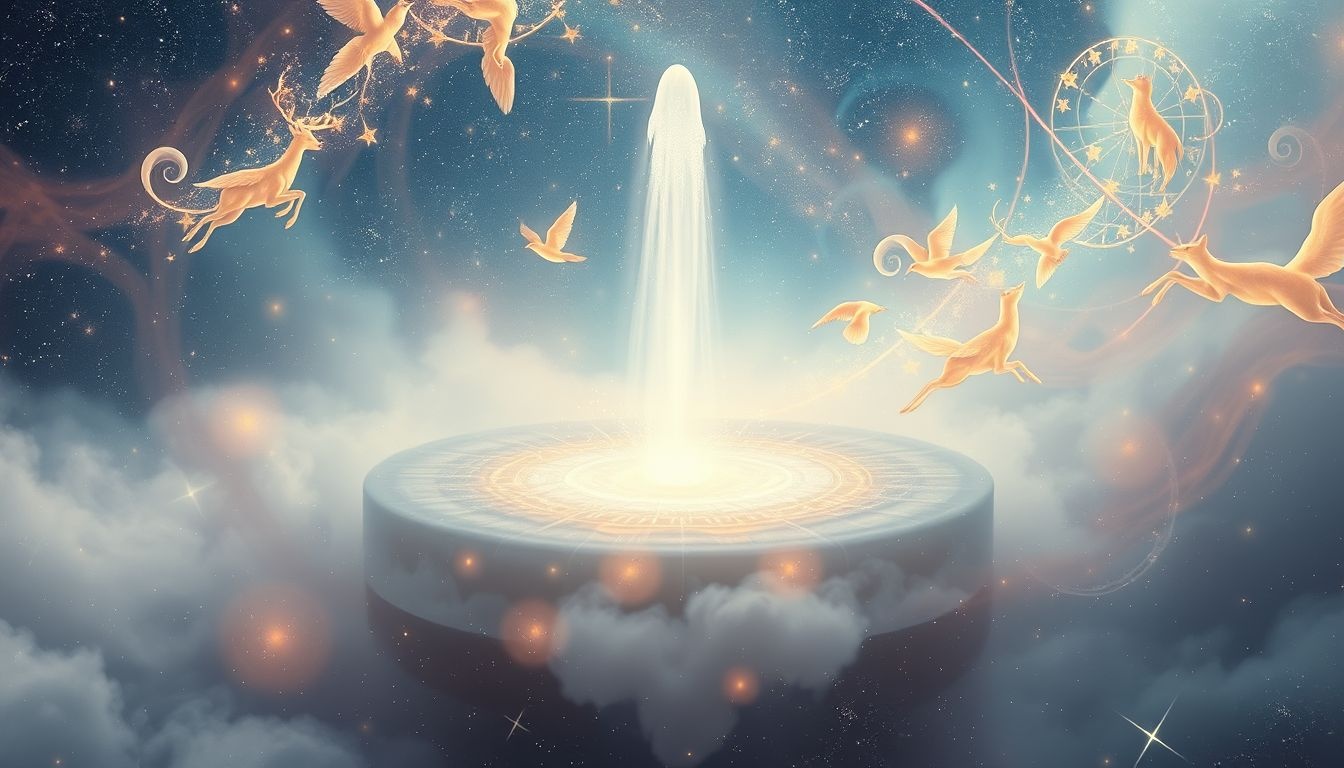 Rêver d’animaux près d’une fontaine symbolise la vitalité intérieure.