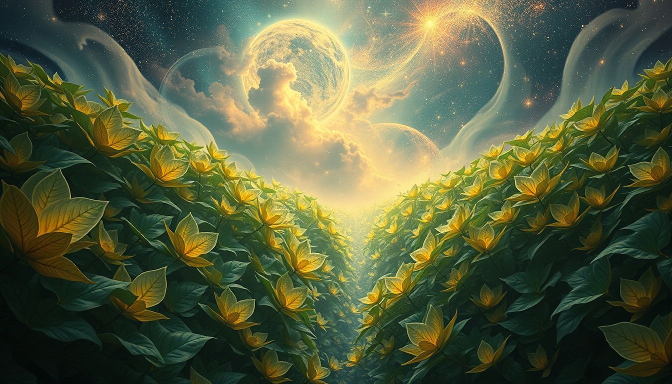 Rêver d'une forêt de feuilles symbolise mystère et abondance intérieure.