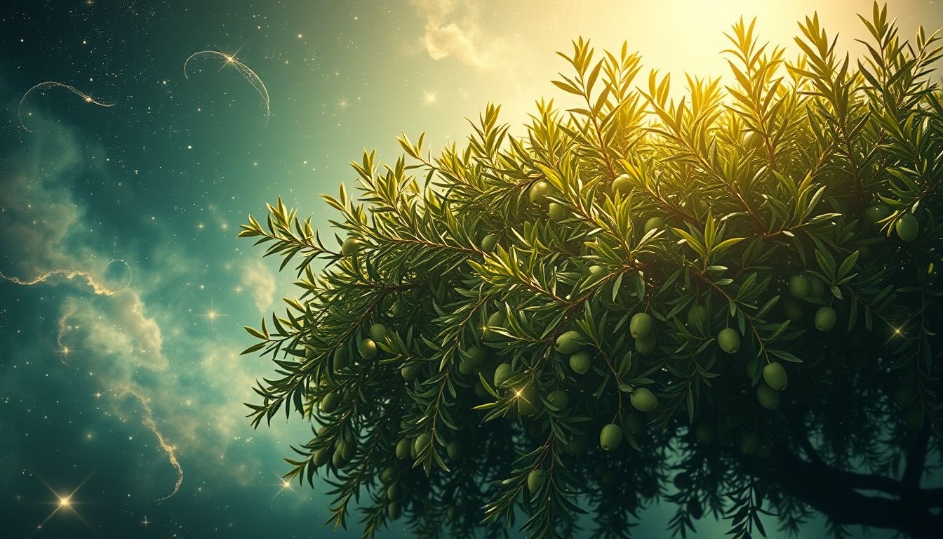 Rêver d’une oliveraie verte symbolise renouveau et abondance.