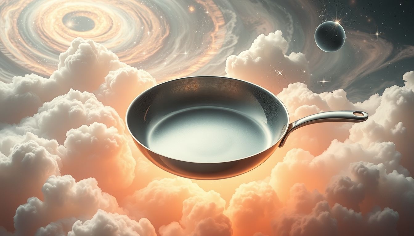 Rêver d'une poêle neuve symbolise des nouveaux départs prometteurs.