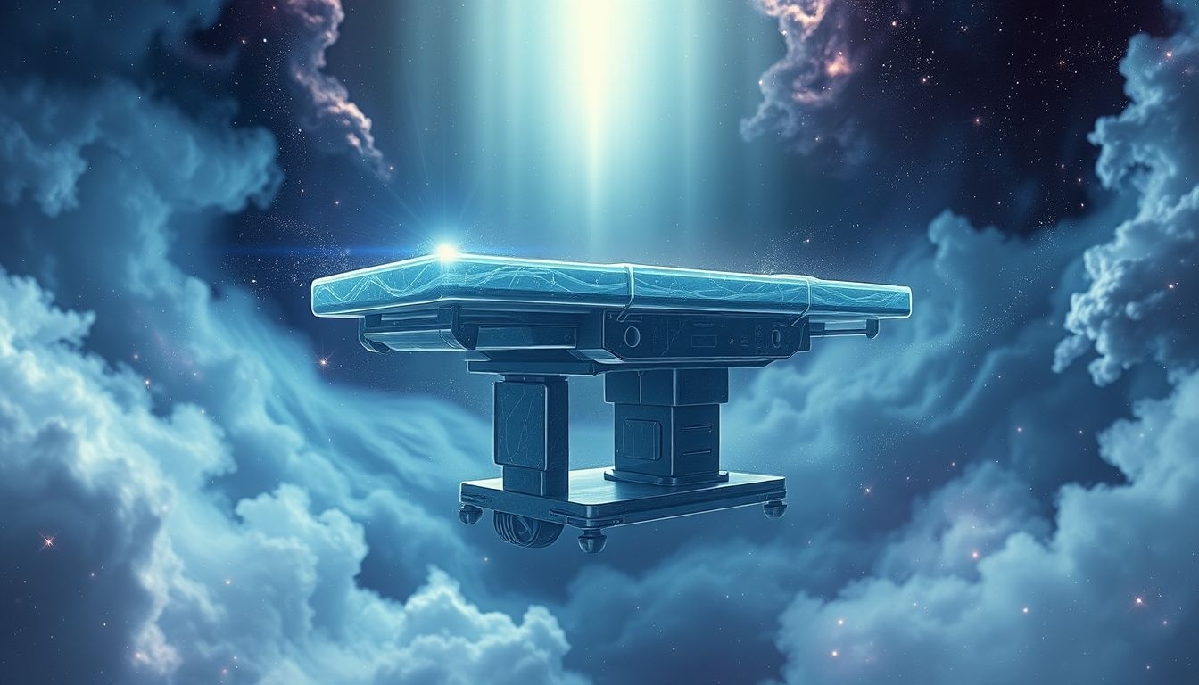 Rêver d'une table d'opération symbolise une quête profonde de vérité.