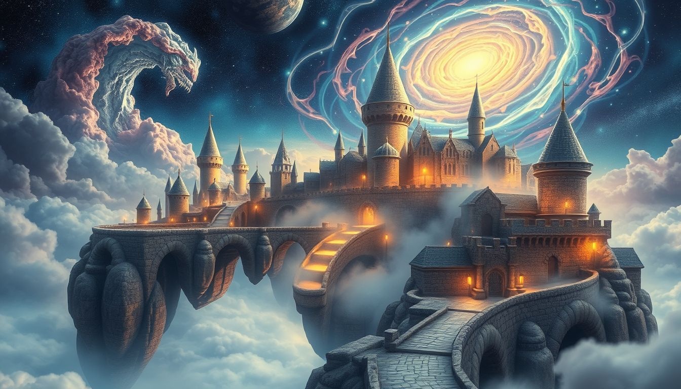 Rêver d’une ville médiévale évoque un lien profond avec l’histoire.