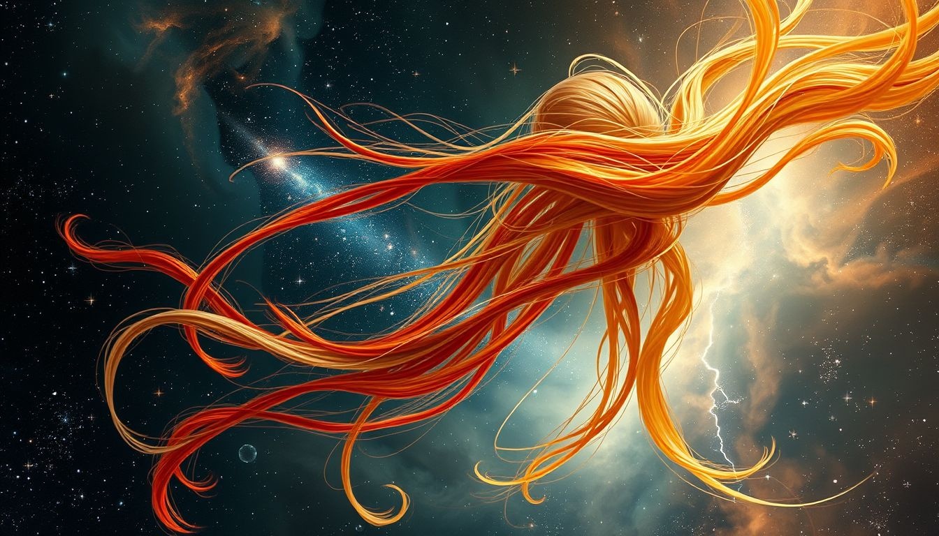 Rêver de cheveux roux et blonds symbolise équilibre et compromis intérieur.