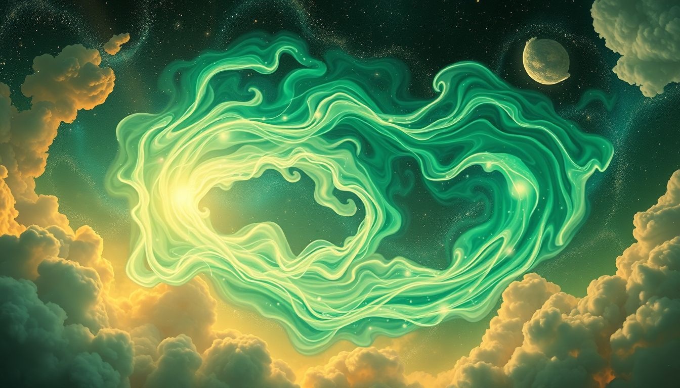 Rêver de chrysoprase et feu symbolise passion et transformation intérieure intense.