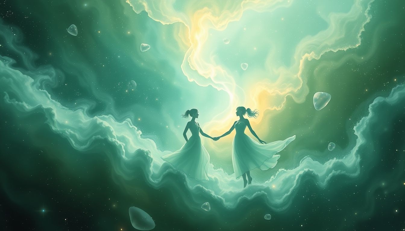 Rêver de chrysoprase symbolise l'harmonie et la confiance en amour.