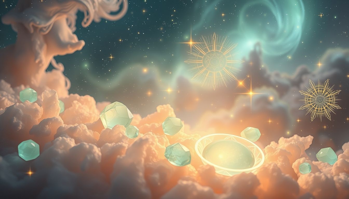 Rêver de chrysoprase symbolise foi et guidance spirituelle profonde.