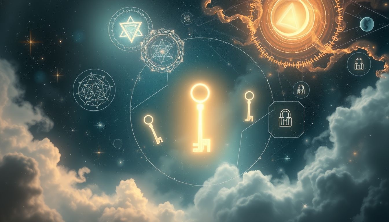 Rêver de clés symbolise l'accès à des savoirs cachés.