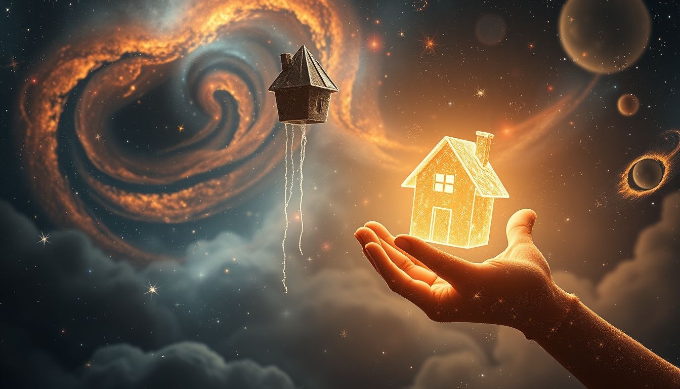 Rêver de bâtir des maisons symbolise un désir d'aide tangible.