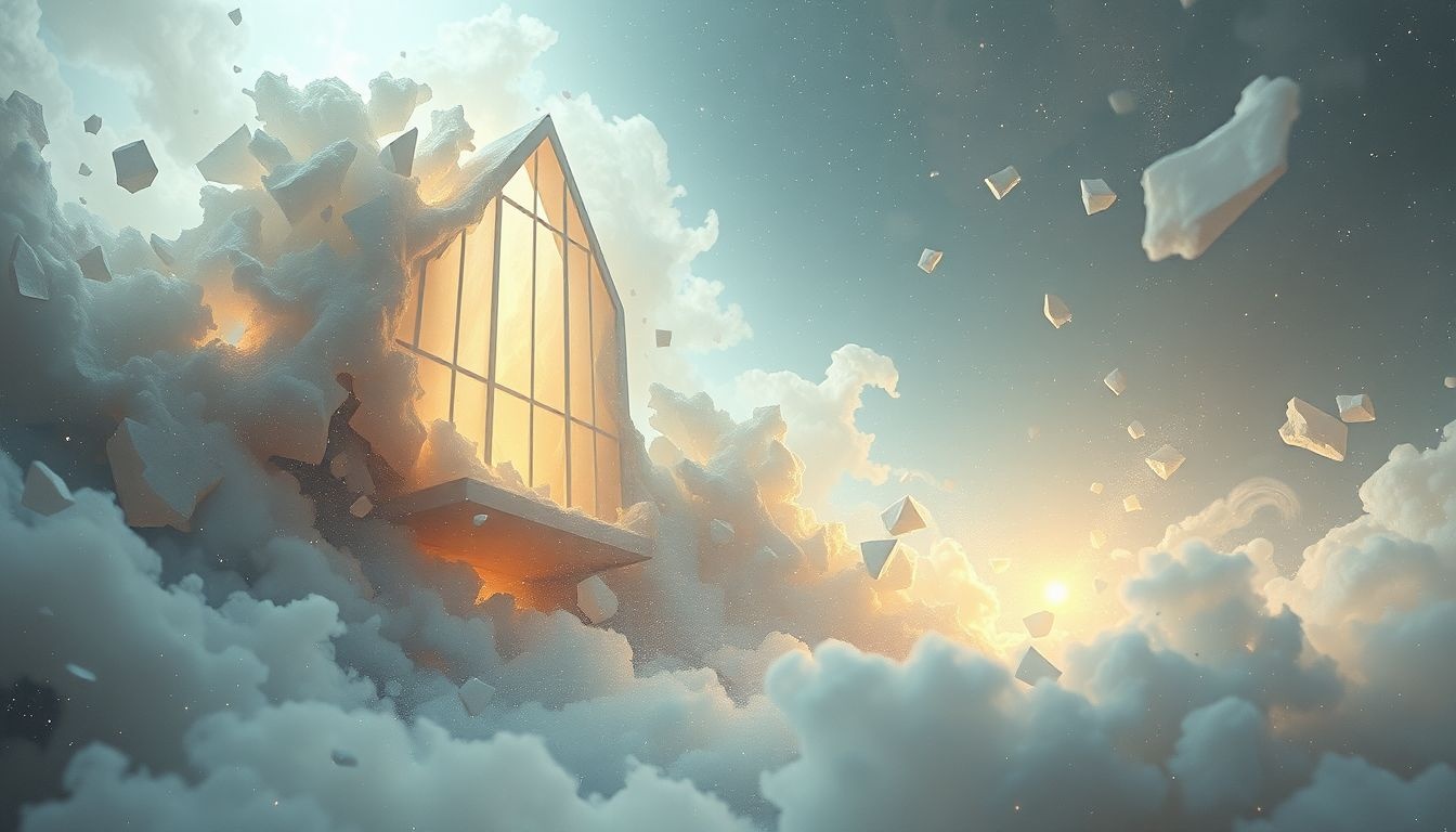 Rêver de détruire sa maison révèle un profond désir de transformation.